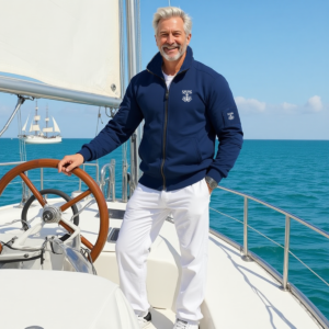 Sailing Academy / Giacca in pile da uomo