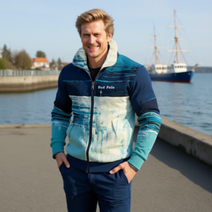 Polosud / Giacca in pile da uomo