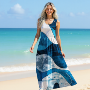 Blumood / Maxi abito senza maniche