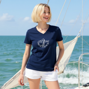 Sea Club /  T-Shirt da donna con scollo a v