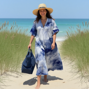 Mare / Caftano da donna con scollo a V