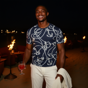 Ancòre / T-shirt da uomo in jersey