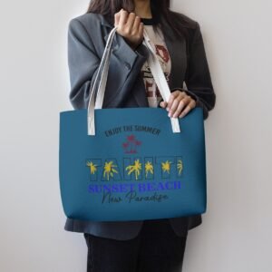 Tahiti / Stylish PU Leather Tote Bag