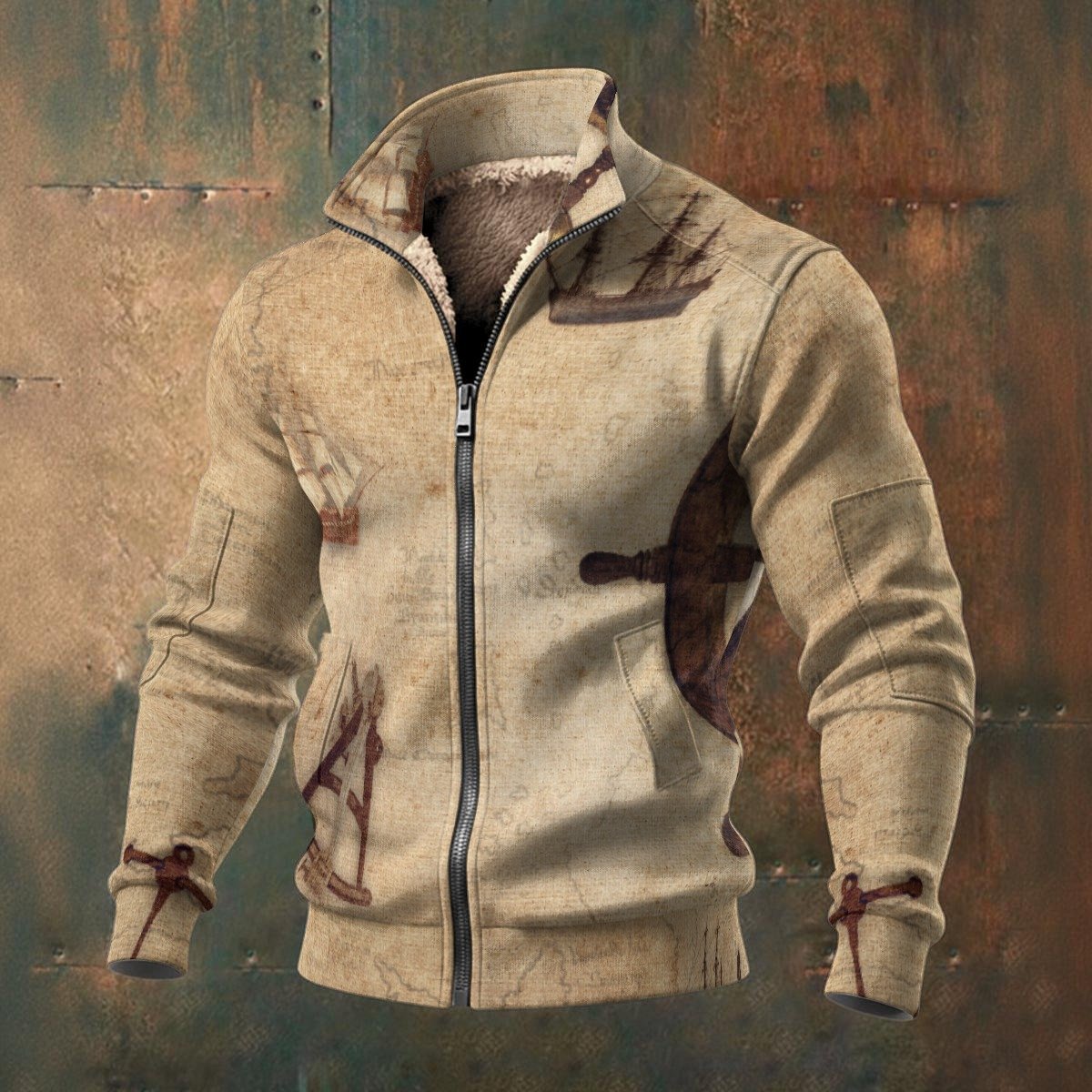 Nostromo / Giacca in pile da uomo - immagine 2