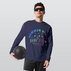 Summer Vibes / T-shirt in cotone a maniche lunghe