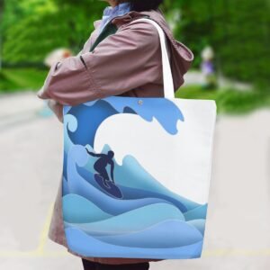 Surf / Borsa in tela con tracolla