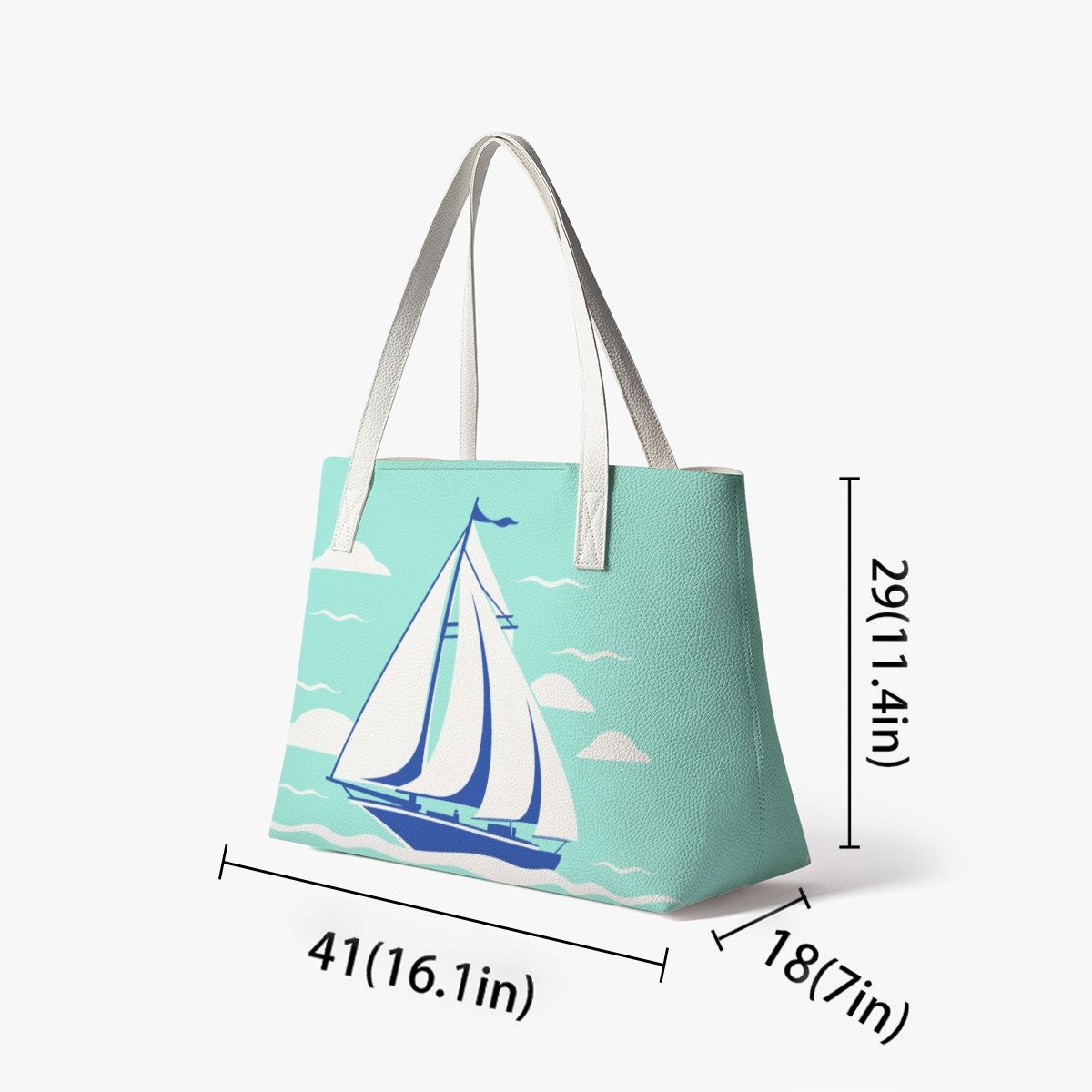 Veliero / Stylish PU Leather Tote Bag - immagine 7