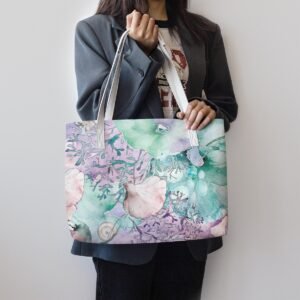 Conchiglie / Elegante borsa tote in pelle sintetica