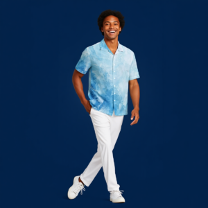 Iceberg / Camicia hawaiana in cotone
