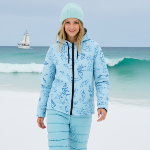 Explora / Giacca imbottita con cappuccio