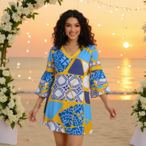 Oroblu / Vestito con maniche a volant