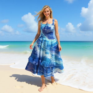 Onde /  Women‘s Ruffle Hem Dress