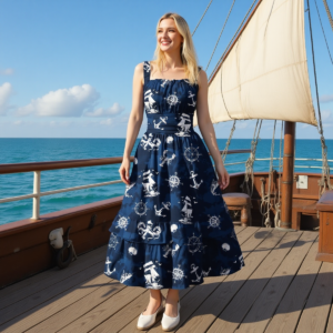 Profondoblu /  Women‘s Ruffle Hem Dress