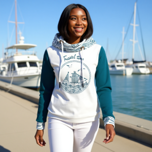 Travel time / Felpa con cappuccio