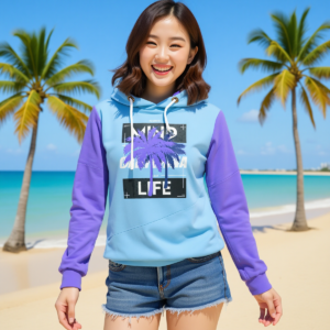 Mind Life / Felpa con cappuccio