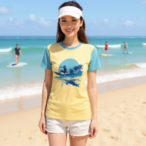 Surfing / T-shirt in cotone