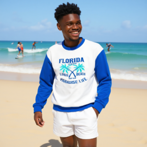 Florida Surf Club / Felpa in puro cotone