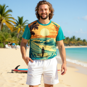 Surfman / Maglietta in puro cotone