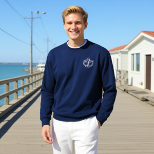 Sea Club / Felpa in puro cotone