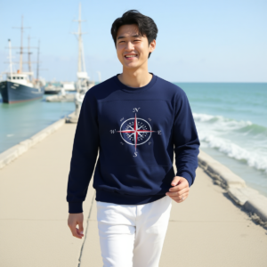 Bussola / Felpa in puro cotone