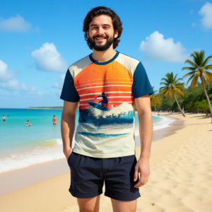 High Waves / Maglietta in puro cotone