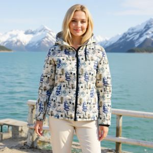 Sail the Sea / Giacca imbottita con cappuccio