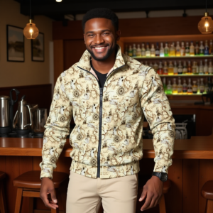 Mappe Itinerarie / Giacca in pile da uomo