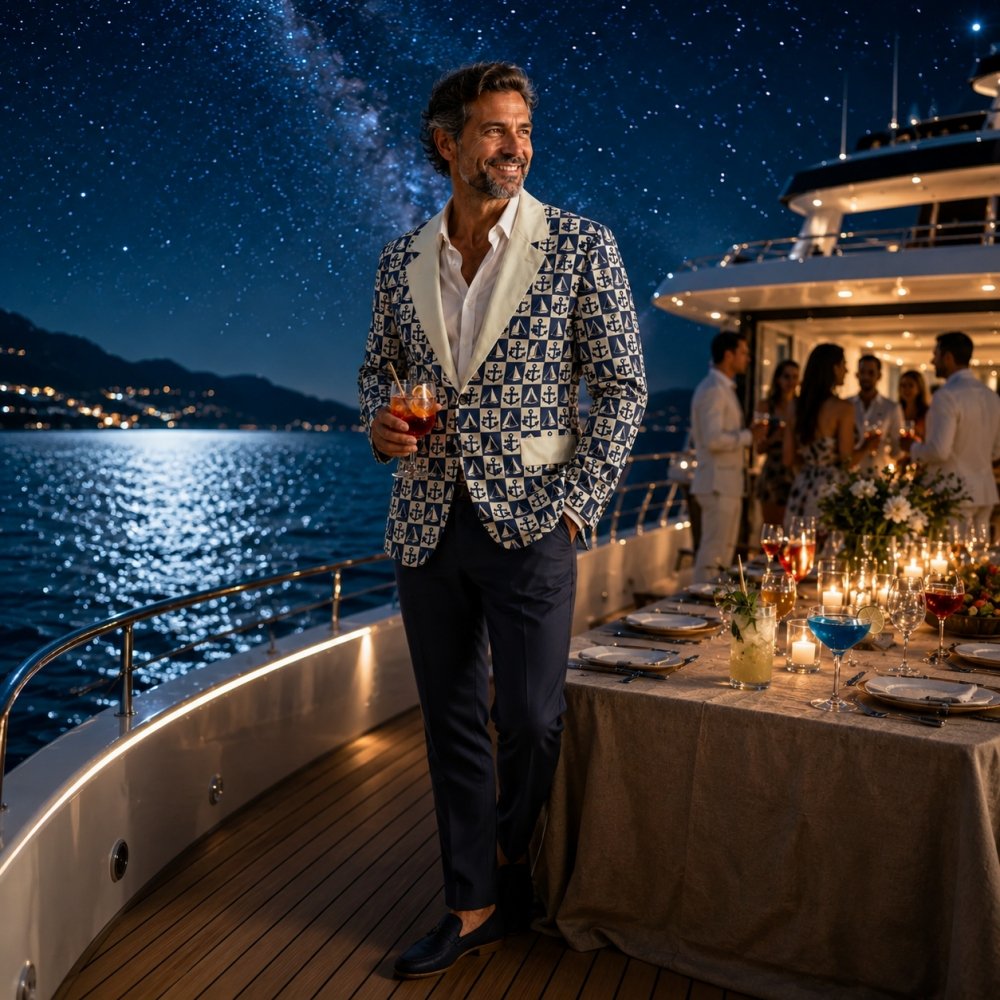 Captain - Blazer in puro cotone 1