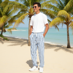 Pants-01 / Pantaloni in puro cotone