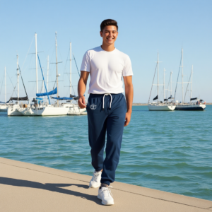 Sea Club / Pantaloni in puro cotone