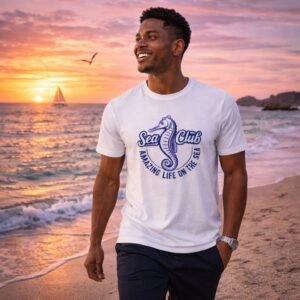 Sea Club / Maglietta da uomo in jersey - Collezione Sea Club