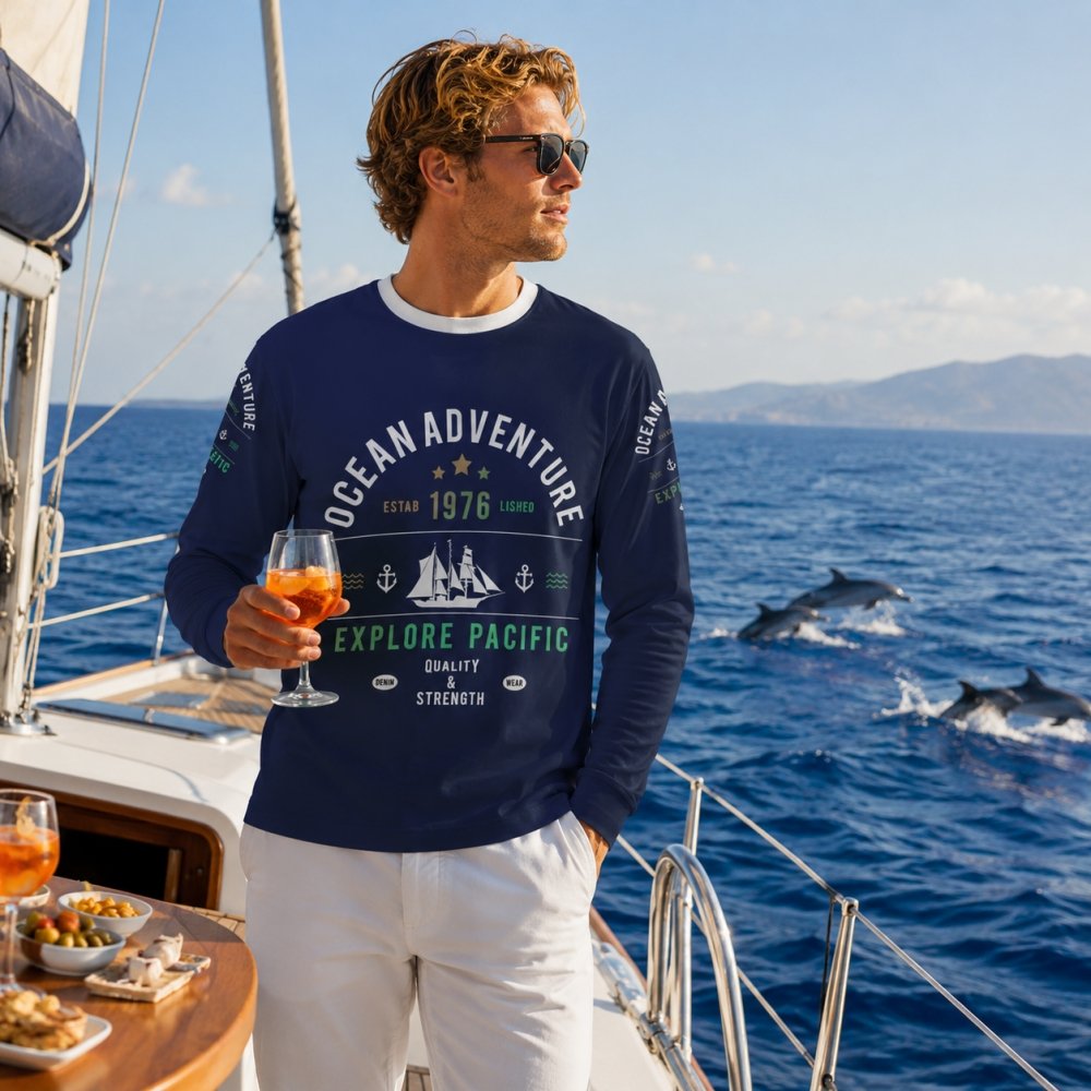 Ocean Adventure Maglia in cotone a maniche lunghe