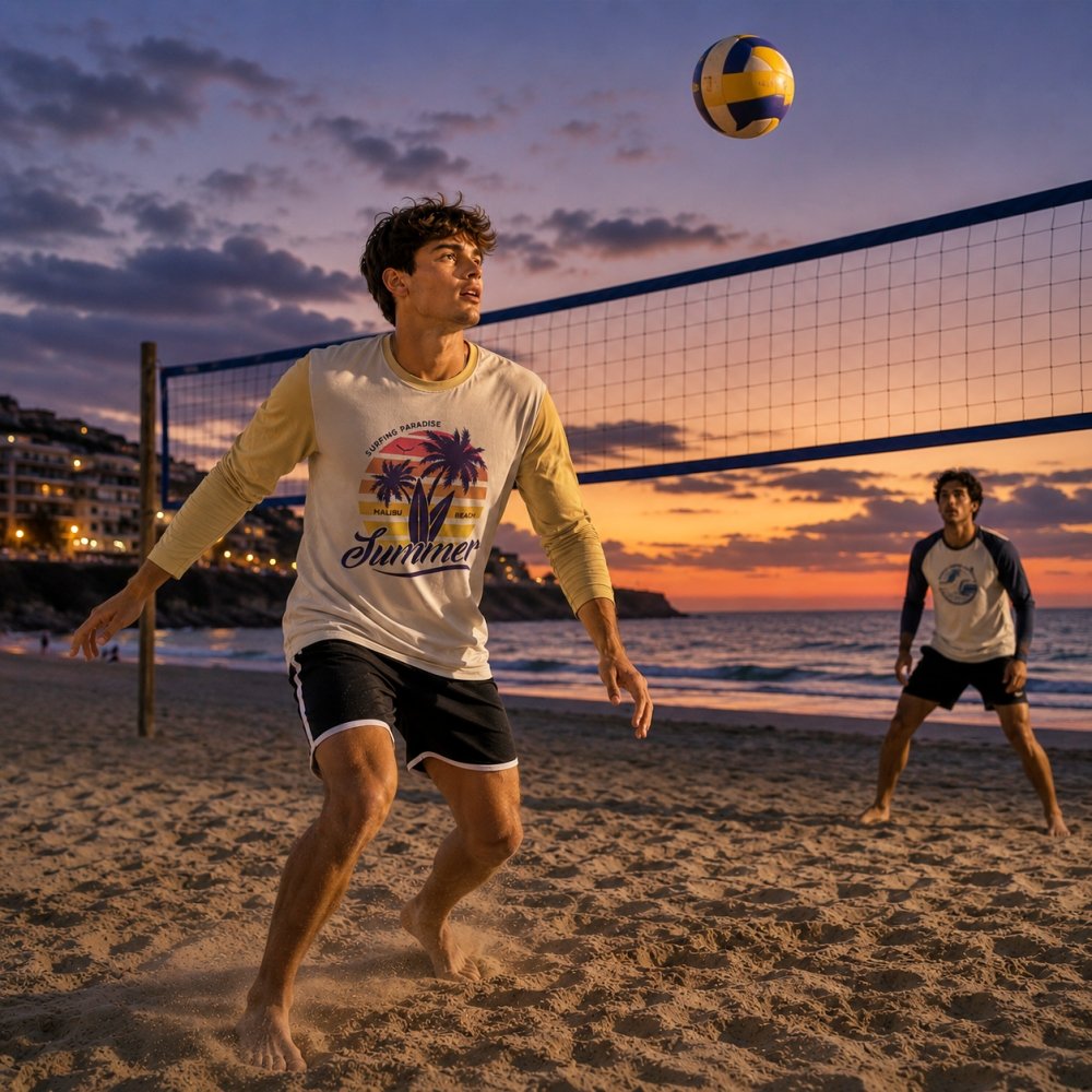 Surfing Paradise Maglia in cotone