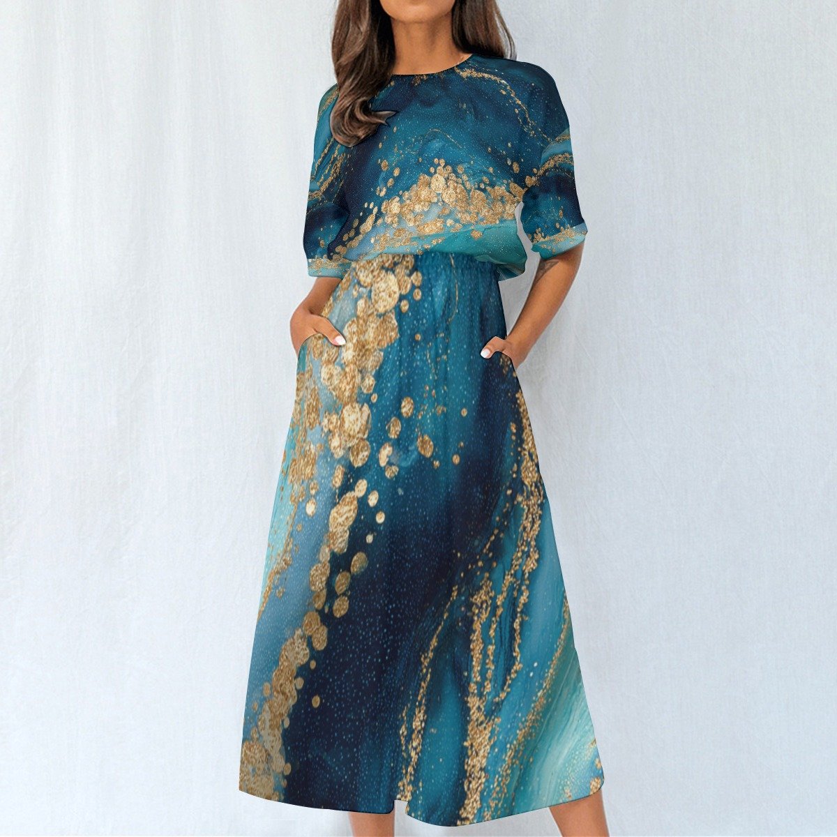 Goldblue / Abito a vita elastica