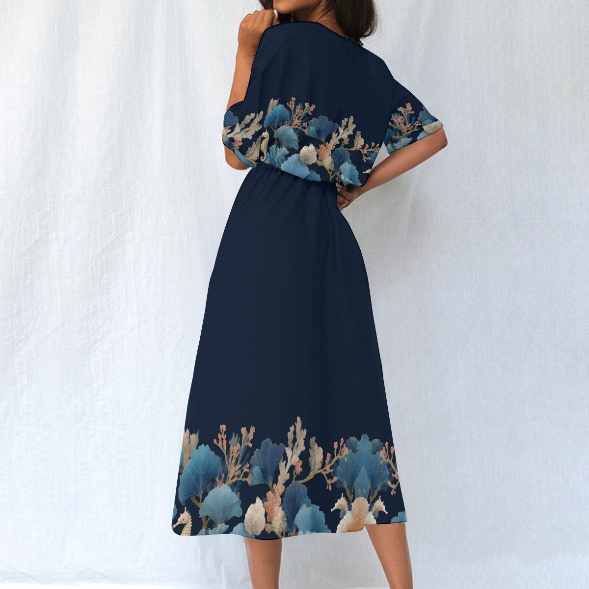 Deepblue / Abito a vita elastica
